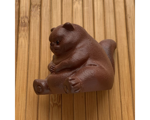 Чайная фигурка ленивый кот