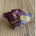 Чайная фигурка статуэтка трехлапая жаба красная