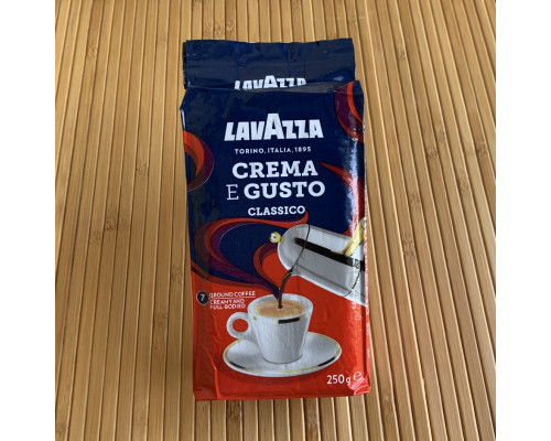 Кава Lavazza Crema e Gusto мелена classico оригінал 250 г