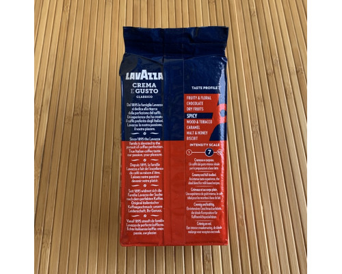 Кава Lavazza Crema e Gusto мелена classico оригінал 250 г