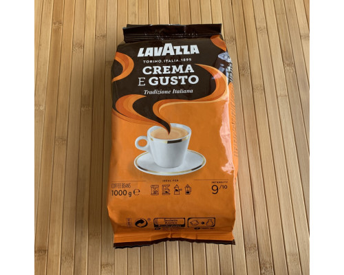Кава Lavazza Crema e Gusto в зернах оригінал 1кг