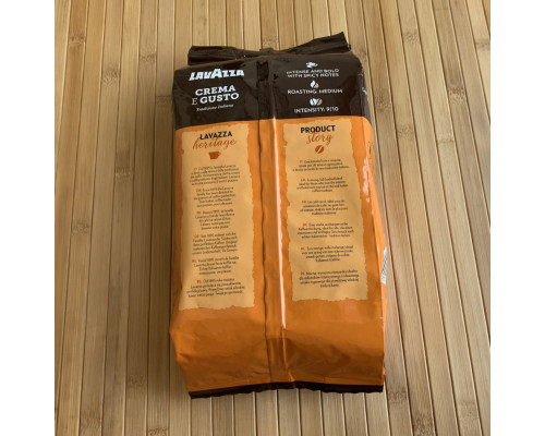 Кава Lavazza Crema e Gusto в зернах оригінал 1кг