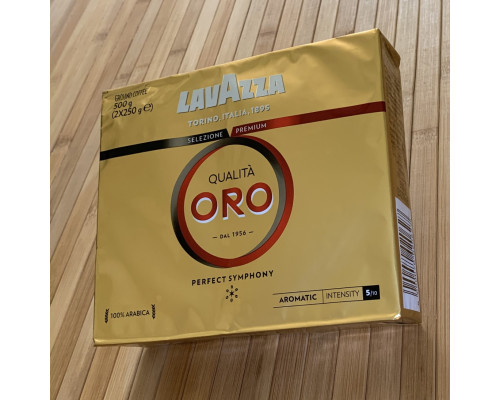 Кава Lavazza Qualita Oro Perfect Symphony мелена 2x250 г promopack оригінал