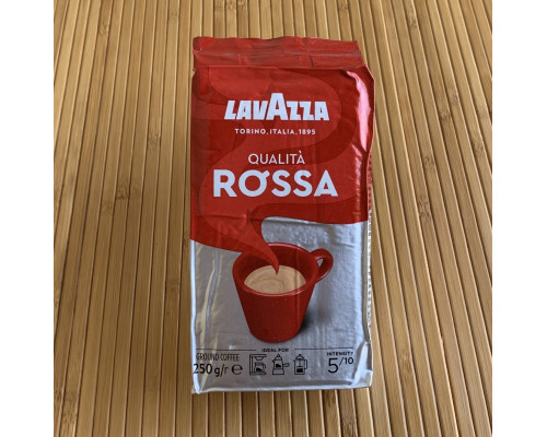 Кава Lavazza Qualita Rossa мелена оригінал 250 г