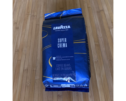 Кава Lavazza Super Crema в зернах - оригінал 1 кг