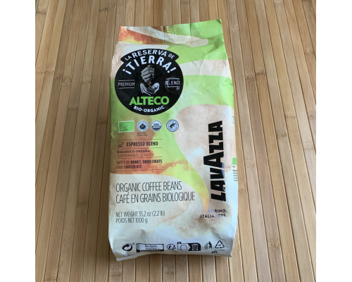 Кава Lavazza Tierra Alteco Espresso Bio Organic в зернах 1 кг