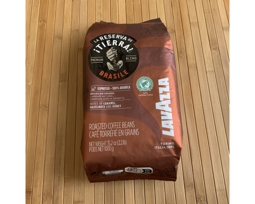 Кава Lavazza Tierra Brazil Espresso в зернах - оригінал 1 кг
