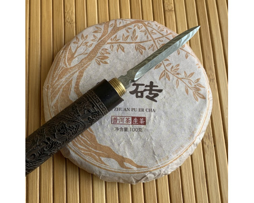 Шен пуер Man Zhuan Pu Er Cha 2021 млинець 100 г