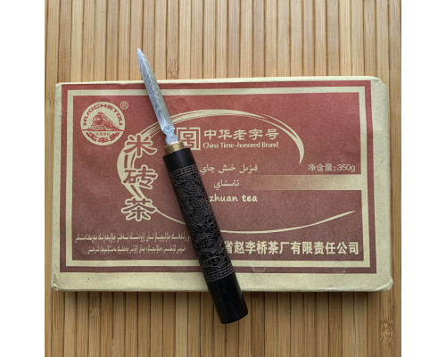Тибетский черный чай Хей Ча Mi Zhuan 2020 год 350 г 
